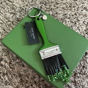 NWT Kate Spade Paint Squeeze Green Brush novelty bag charm